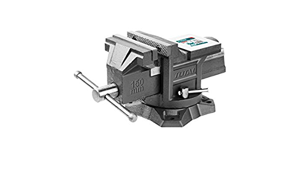 PRENSA DE BANCO GIRATORIA CON YUNQUE 6" TOTAL - THT6166