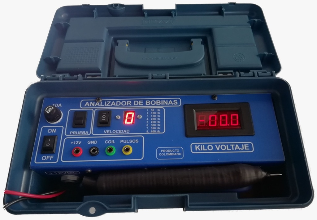 PROBADOR  ANALIZADOR BOBINAS CON KILO VOLTIMETRO