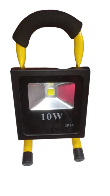 REFLECTOR LED RECARGABLE 10W MULTIUSOS (5V-110V) (900 LM) (IP65) (HT70122)