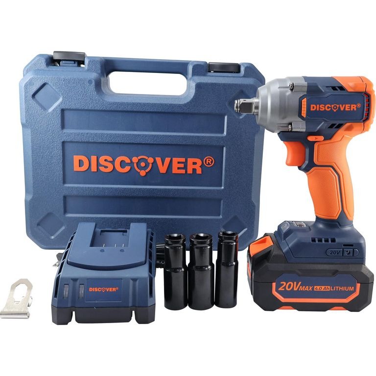 PISTOLA DE IMPACTO 1/2 20V 1 BATERIA DE 4Ah BRUSHLESS FCIW450LX DISCOVER