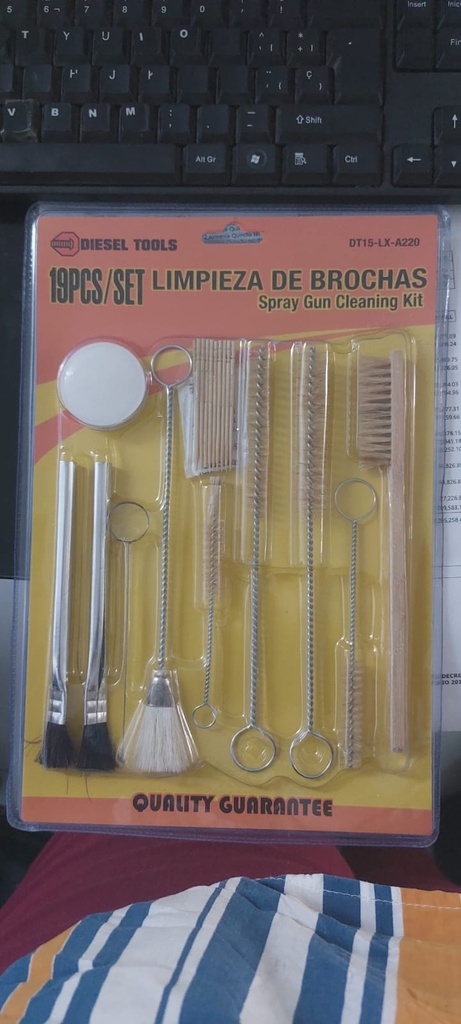 SET DE LIMPIEZA X 19 PCS DIESEL TOOLS