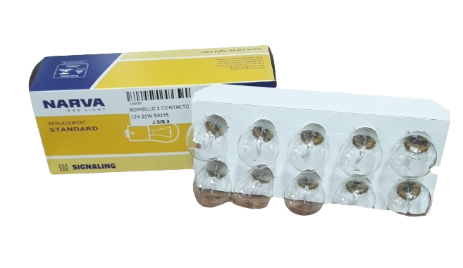Bombillo 1 Contacto P21 12V  21W Ba15S 38.3627304434479