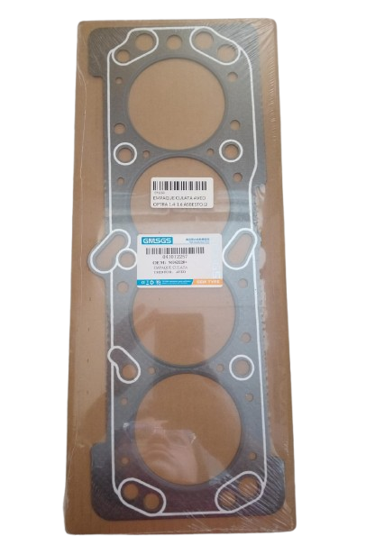 EMPAQUE CULATA AVEO OPTRA 1.4-1.6 ASBESTO (2 LAGRIMA) MARCA GMSGS 96963220 