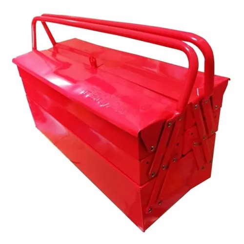 Caja De Herramienta Plegable Roja X5 Bandejas 5824C