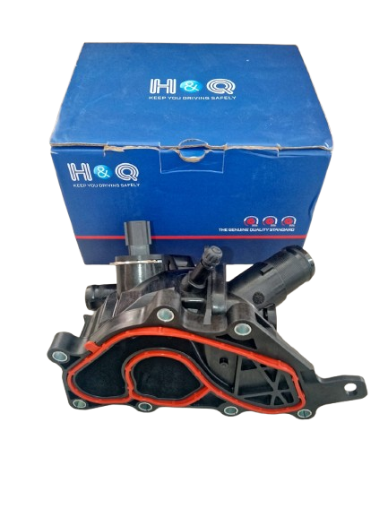 [C91623] CARCASA TERMOSTATO CON SENSOR RENAULT DUSTER 1.3 TURBO MARCA HYQ 110609301R