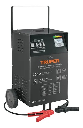 CARGADOR C/ARRANCADOR DE 200 A PARA BATERIA DE 12V TRUPER