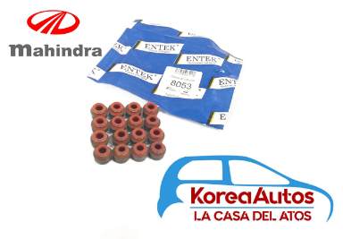 Cauchos Sellos (Opturadores De Valvulas) Juego X16 Mahindra