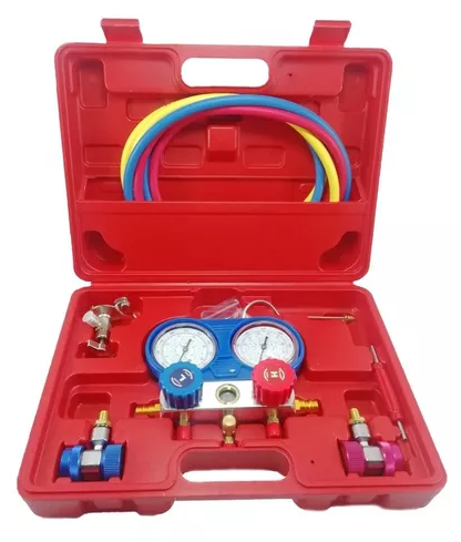 MANOMETRO AIRE ACONDICIONADO CAJA ROJA - IO COMPANY - 4937B