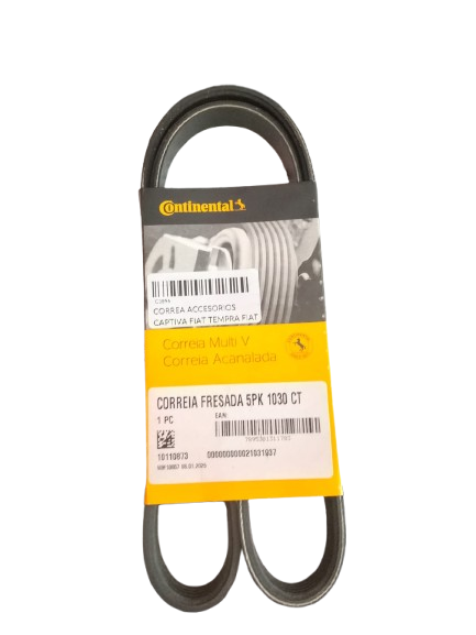 [C3896] CORREA ACCESORIOS CAPTIVA FIAT TEMPRA FIAT TIPO 5PK1030 ACANALADA