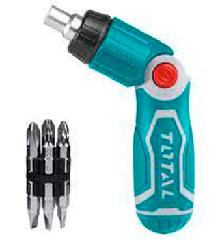 Destornillador Ratchet Con 13 Puntas Intercambiables - Tacsd30136