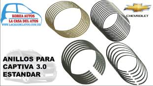 [3845] ANILLOS PARA CAPTIVA 3.0 ESTANDAR 