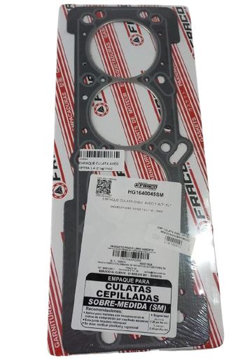 [C1024A] EMPAQUE CULATA AVEO OPTRA 1.4/1.6 (2 lagrimas)LAMINADO MK FRACO HG1640045MLO