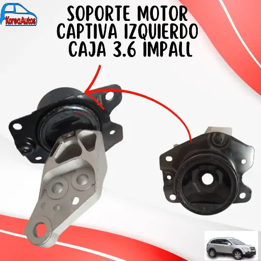 [C1066] SOPORTE MOTOR CAPTIVA IZQUIERDO CAJA 3.6 IMPALL 