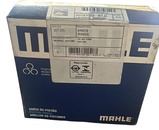 [C1590] ANILLOS ONIX 1.0/12 VALVULAS -MK MAHLE (STD) AO143030