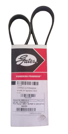 [C2016B] CORREA ALTERNADOR SPARK GT 4pk0840 MKA GATES