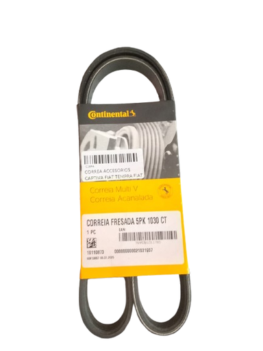 [C3896 ] CORREA ACCESORIOS CAPTIVA FIAT TEMPRA FIAT TIPO 5PK1030 ACANALADA