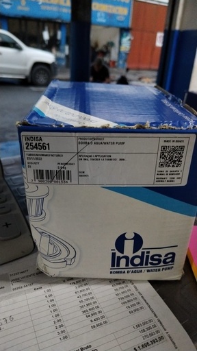 [C4003A] BOMBA AGUA CHEROLET ONIX 1.0T 21/ IN -254561 MK INDISA