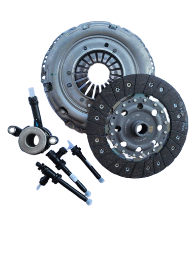 [C8089] KIT CLUTCH RENAULT TRAFIC 3 PCS PRENSA DISCO BALINERA ORIGINAL LUK 150142-1 ORIGINAL COMPLETO 