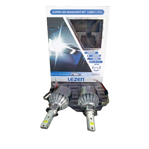 [E5018] BOMBILLO H7 12V 18W 6.000K 3.000L LED (JGO) C6LED-H7