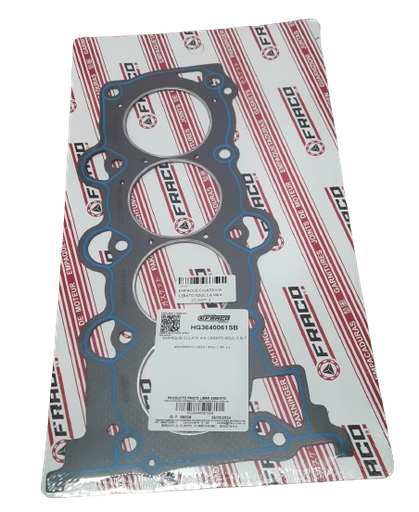 [C8133] EMPAQUE CULATA KIA CERATO SOUL 1.6 MKA FRACO HG3640061SB