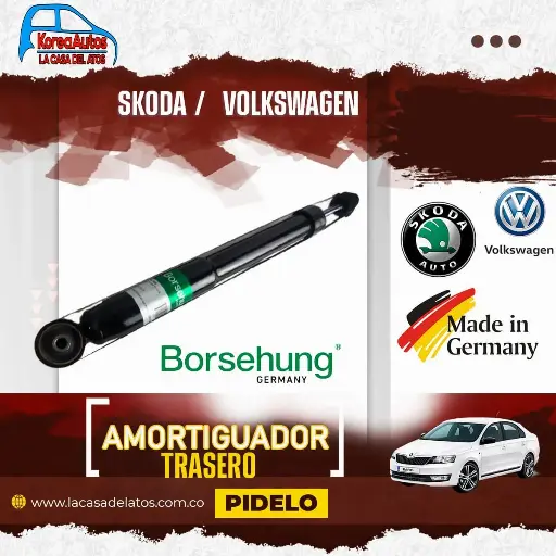 [9027] AMORTIGUADOR TRASERO VOLKSWAGEN GOLF - JETTA vw5051