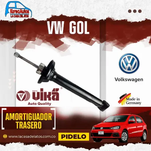 [9028] AMORTIGUADOR TRASERO VOLKSWAGEN GOL VW5020