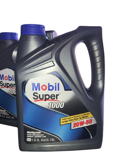 [C9035A] GALON ACEITE MOBIL 20W-50 MULTIGRADO  SUPER 1000 ORIGINAL 601254 