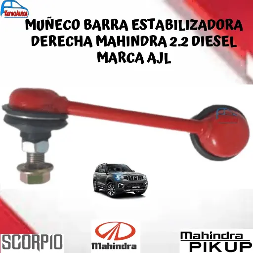 [80103] MUNECO ESTAB DER MAHINDRA 2.2 DIESEL MARCA AJL 