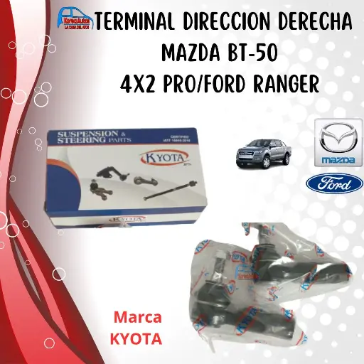 [4741] TERMINAL DIRECCION MAZDA BT-50 4X2 PRO/FORD RANGER DERECHA - KYOTA UC2M-32-280