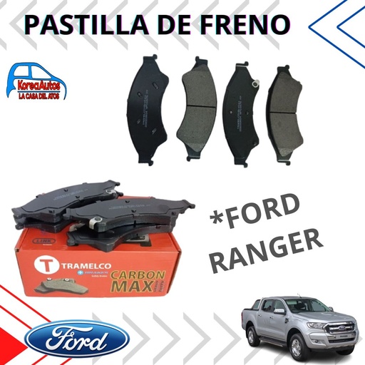 [90220] PASTILLA FRENO FORD RANGER - TRAMELCO bpd1676max