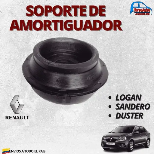 [1736] SOPORTE AMORTIGUADOR DELANTERO LOGAN SANDERO 