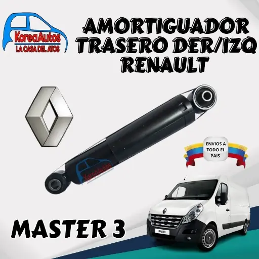 [1763] AMORTIGUADOR TRASERO DER/IZQ RENAULT MASTER 3 - SHIBUMI 562100788-R