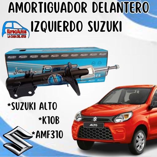 [3472] AMORTIGUADOR DEL SUZUKI ALTO K10B AMF310 1.0L MV 09/18 LH - PERFECT 41602-m68k00