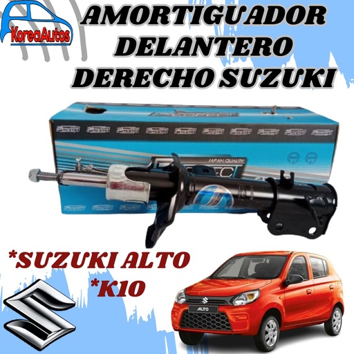 [3473] AMORTIGUADOR DEL SUZUKI ALTO K10B AMF310 1.0L MV 09/18 RH - PERFECT 41601-m68k00