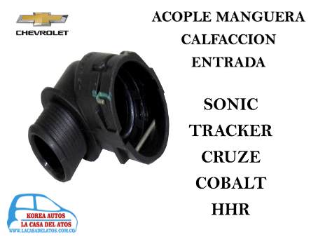 [30005] ACOPLE MANG CALFACCION ENTRADA SONIC TRACKER CRUZE COBALT HHR  95089364