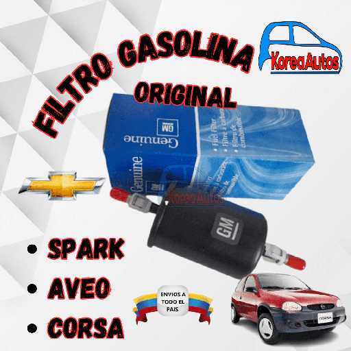 [30199] FILTRO GASOLINA ORIGINAL CHEV SPARK AVEO CORSA MK IFL