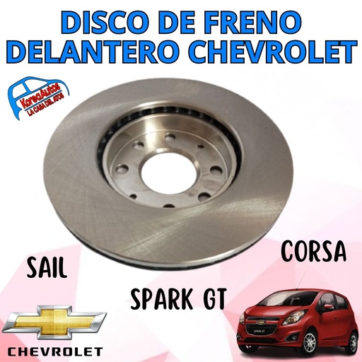 [30270] DISCO FRENO DELANTERO SPARK GT 05/10 SAIL CORSA BEAT  96471274
