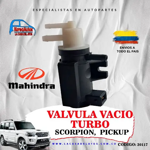[30117] VALVULA TURBO MAHINDRA ATC AUDI A4-A3 GOLF IBISA BORA  