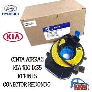 [4316] CINTA AIRBAG KIA RIO IX35 10 PINES JAC S2  (CONECTOR REDONDO)  93490 3S110