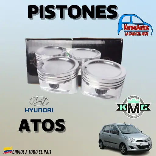 [5036] PISTONES 100 HYUNDAI ATOS 67MM I10  MKA TOTO