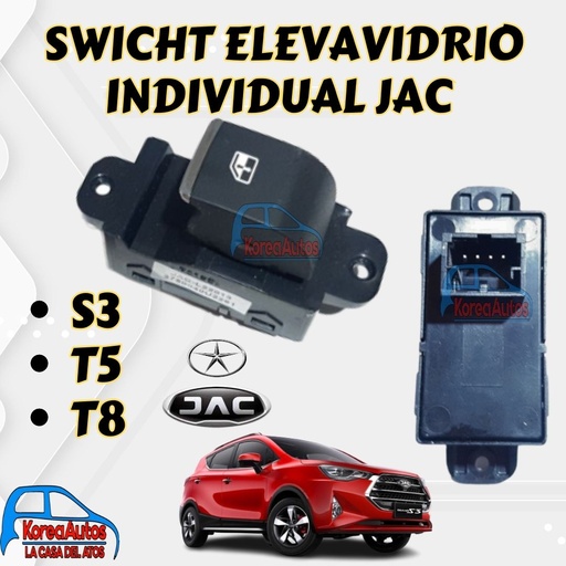 [11279] SWICHT ELEVAVIDRIO INDIVIDUAL JAC S3  3750040U2261