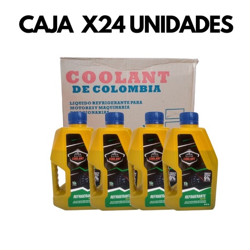 [C9119A] COMBO CAJA REFRIGERANTE 1/4 AZUL POR 24 UND COOLANT