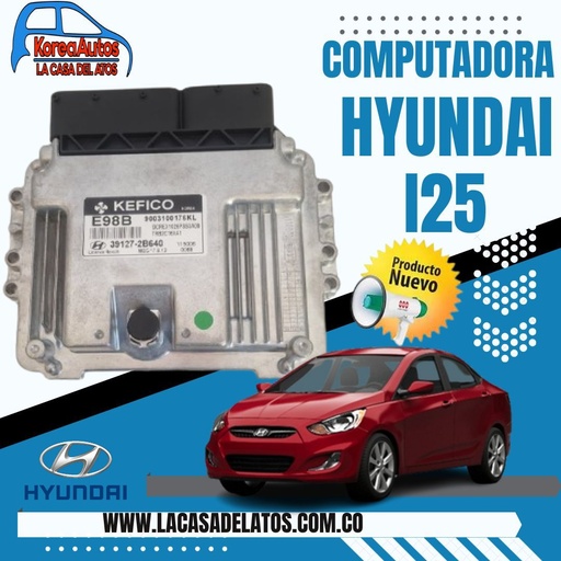 [5148] COMPUTADOR HYUNDAI I25 ACCENT 1.6 AUTOMATICO - 39127-2B640
