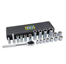 [X11326] JUEGO DE COPAS 3/8MM 20PZ SURTEK - 140437