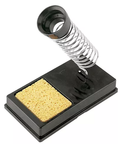 [17556] BASE PARA CAUTIN TIPO LAPIZ CON LIMPIADOR DE ESPONJA - TRUPER