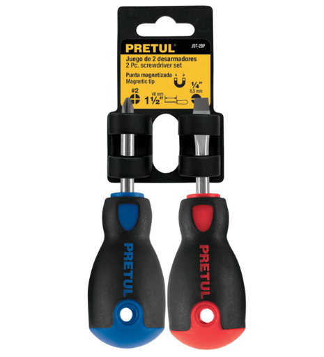 [20217] DUO DESTORNILLADORES TIPO TATAMACO  PRETUL