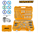KIT HERRAMIENTA MANUAL 216PCS INGCO - HKTHP22161