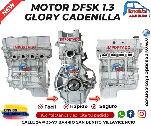 [11319] MOTOR DFSK DK13-08 1.3 CADENILLA - REF. DK13-08