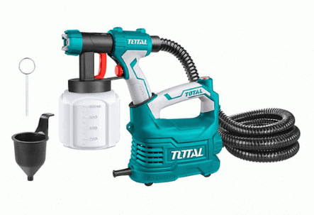 [X11423] PISTOLA PARA PINTAR HVLP 850ML/MIN 500W 0.1-0 2BAR 800ML 110V/60HZ TOTAL - UTT5006