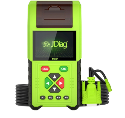 [X11426] ESCANER UNIVERSAL  MOTO JDIAG M200 CON 24 CABLES PK M100 PRO MULTIBILINGÜE